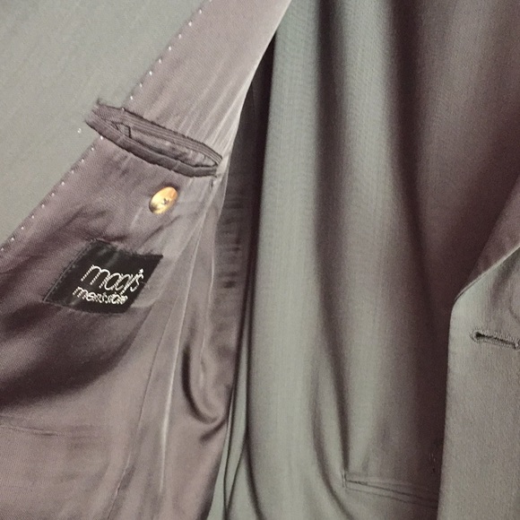 Alfani Men’s Gray Jacket and Pant Suit Set EUC - Picture 5 of 7